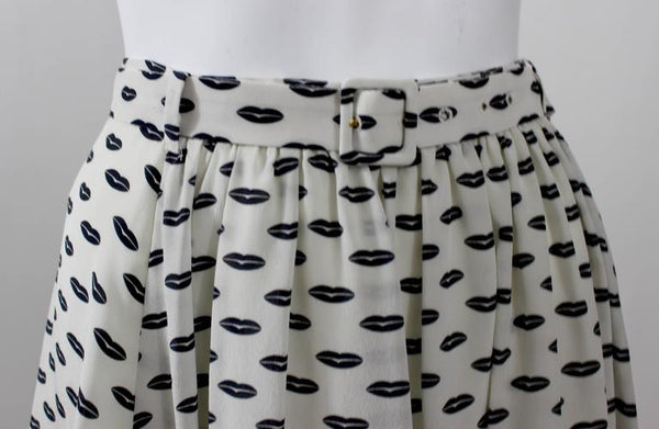 Prada Kissing Lips Resort Collection Silk Skirt, 2012