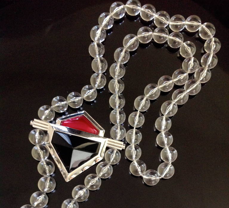 Yves Saint Laurent Logo Geometric Necklace