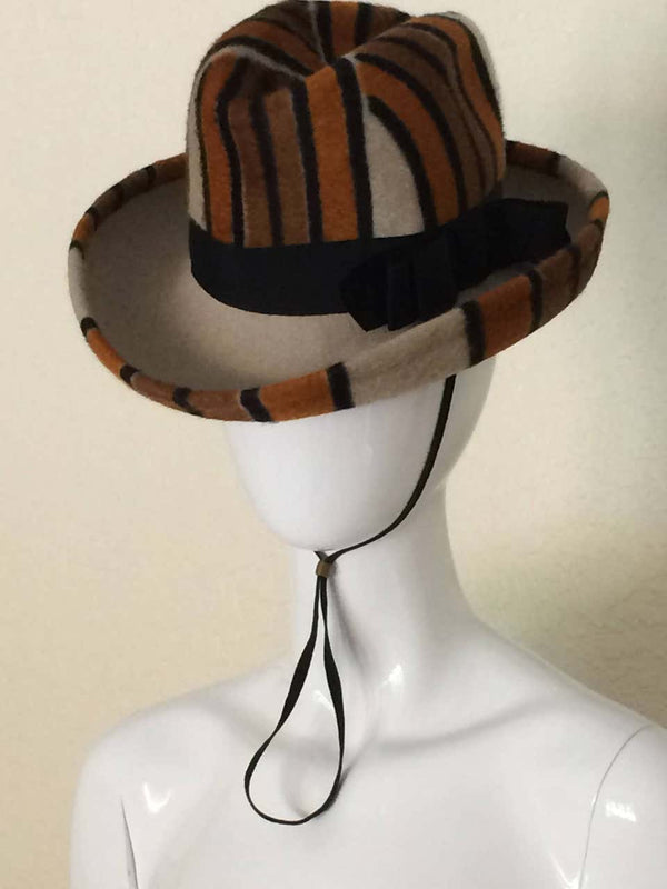 Yves Saint Laurent Stripe Hat YSL