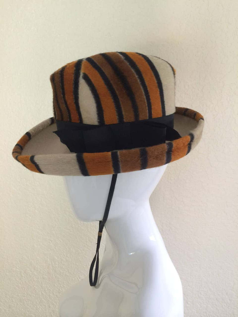 Yves Saint Laurent Stripe Hat YSL