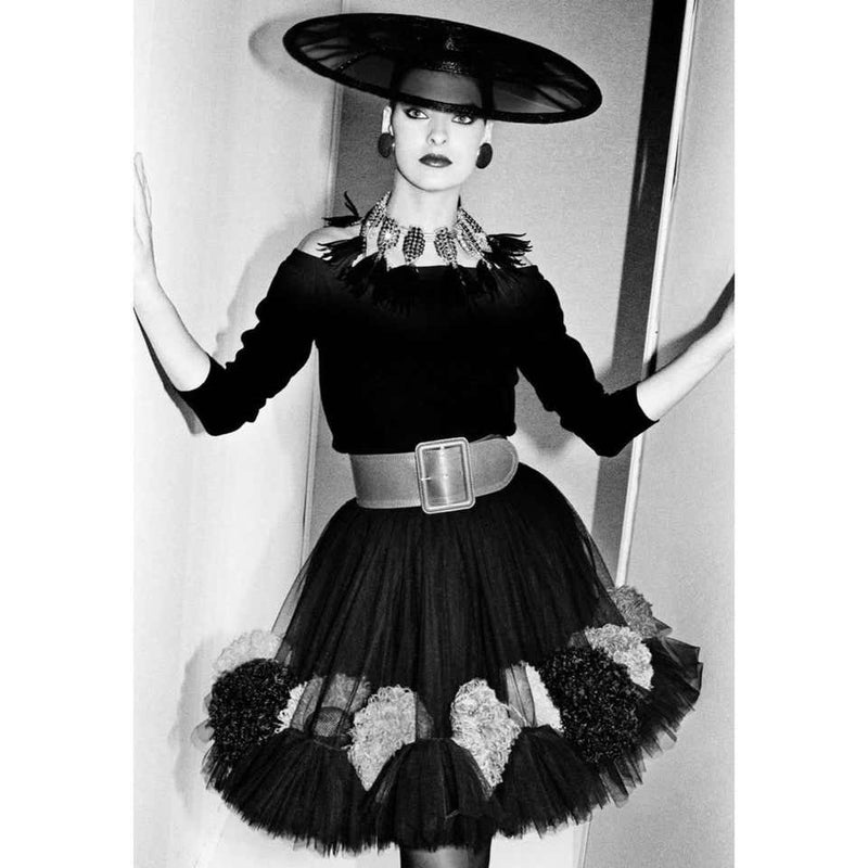 Yves Saint Laurent YSL Couture Collectors Black Hat, 1980s
