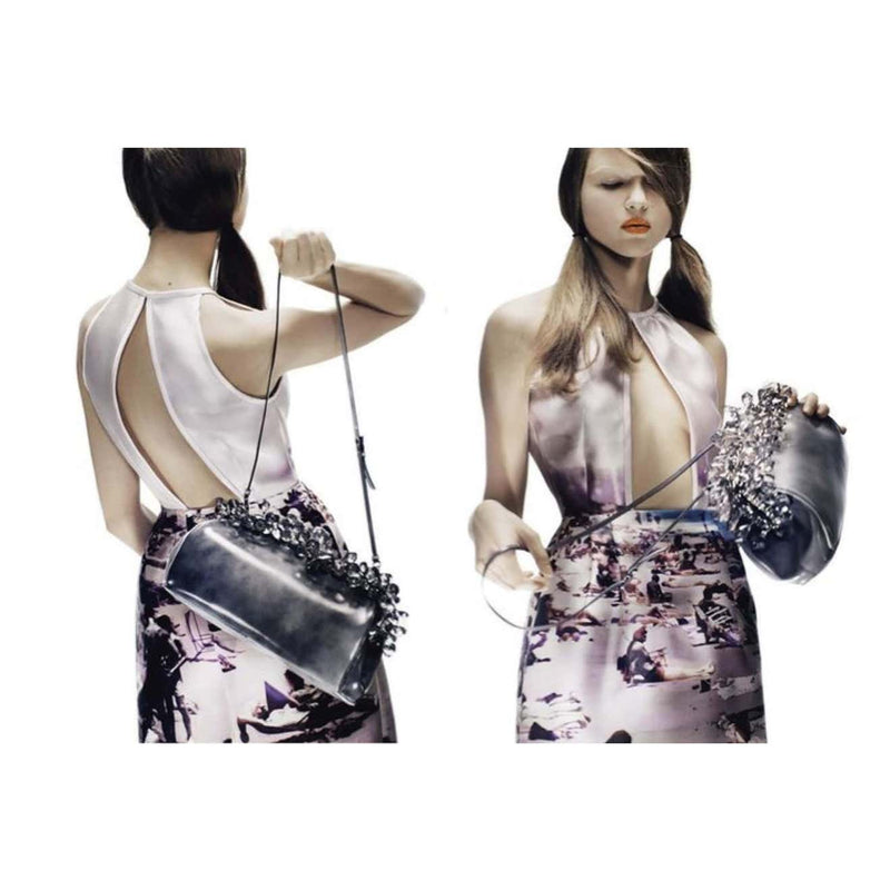 Prada Silk Beach Scene Print Skirt Spring 2010