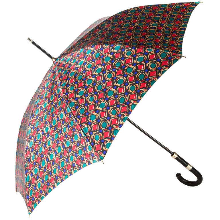 Yves Saint Laurent Jewel Print Umbrella YSL