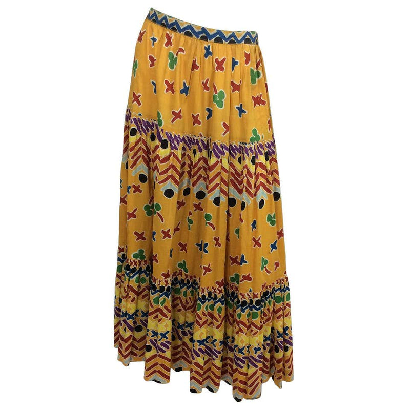 Saint Laurent Vintage Gypsy Skirt YSL