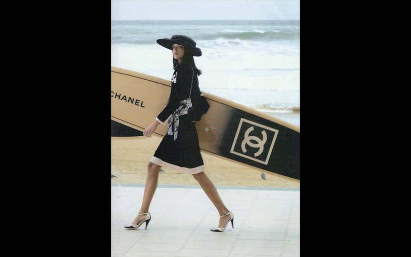 Chanel Black Hat Spring 2003 Ad Campaign Tags