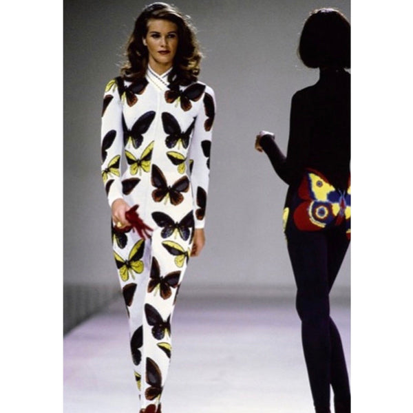 Azzedine Alaïa Iconic Runway Butterfly Leggings, 1991