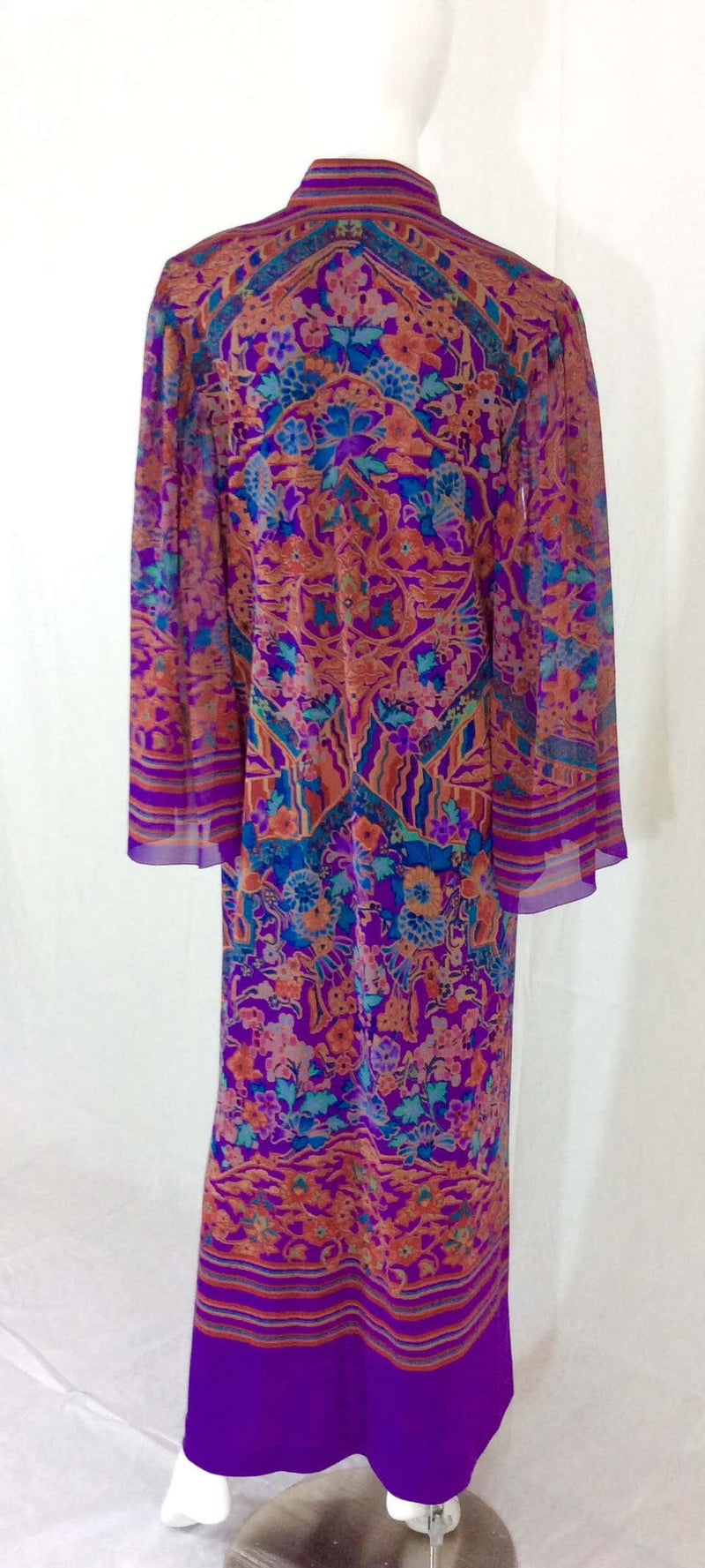 Vintage Leonard Paris Silk Caftan 1970s