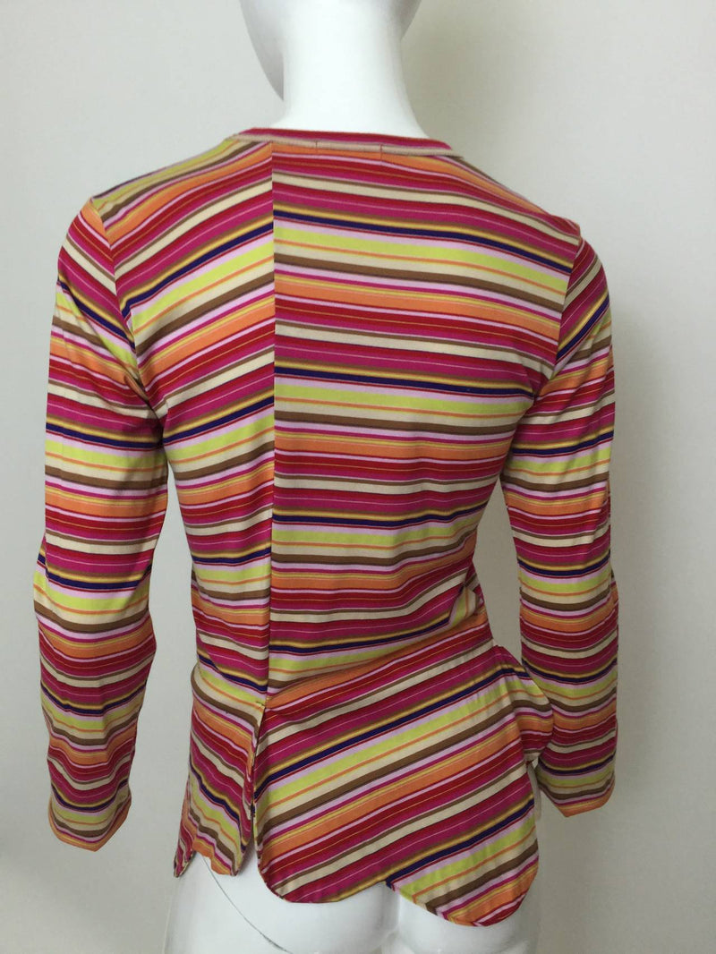 Comme des Garçons multi stripe Shirt 1990's