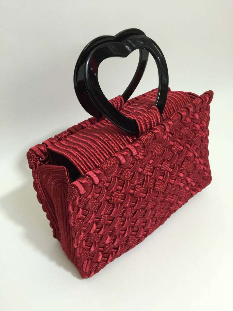Vintage Yves Saint Laurent "in Love again" Heart handle Bag YSL