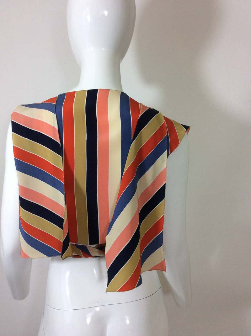 Vintage Chloé Silk Wrap Top