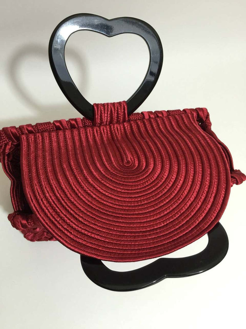 Vintage Yves Saint Laurent "in Love again" Heart handle Bag YSL
