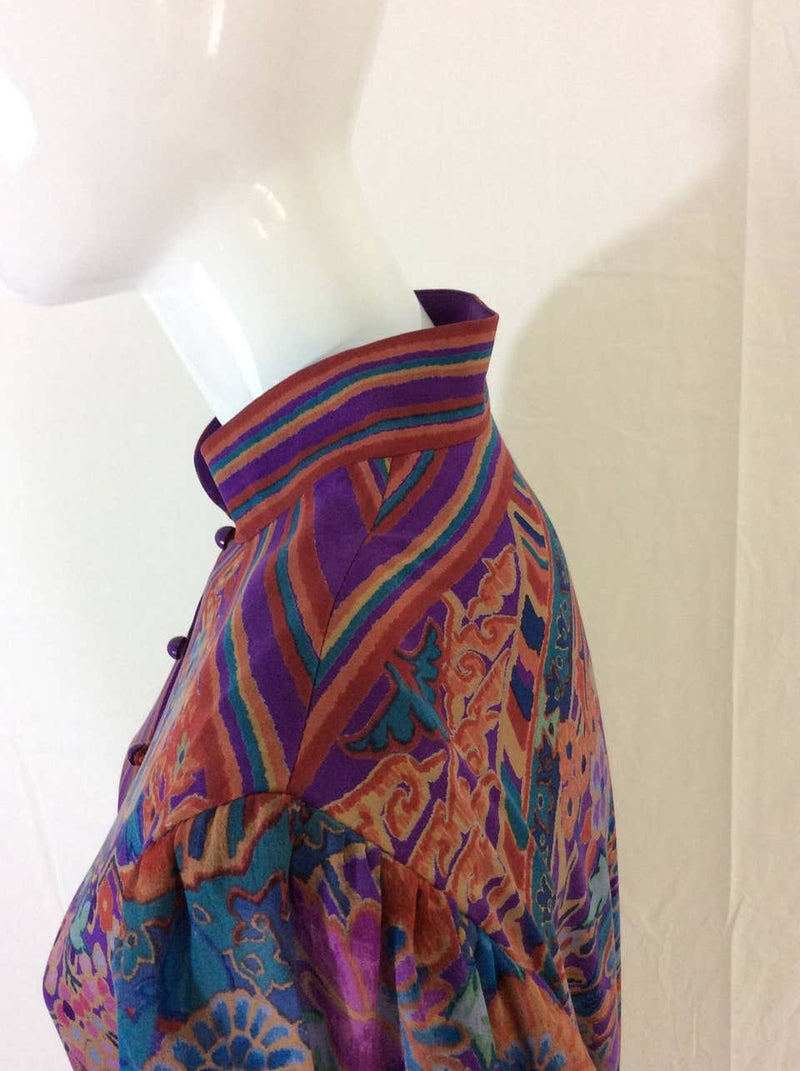 Vintage Leonard Paris Silk Caftan 1970s