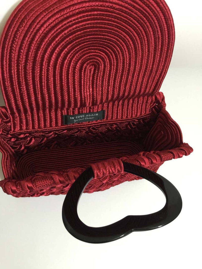 Vintage Yves Saint Laurent "in Love again" Heart handle Bag YSL