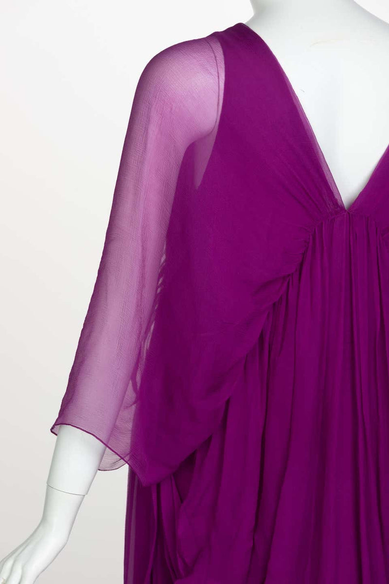 Yves Saint Laurent Edition Soir Chiffon Evening Dress circa 2009