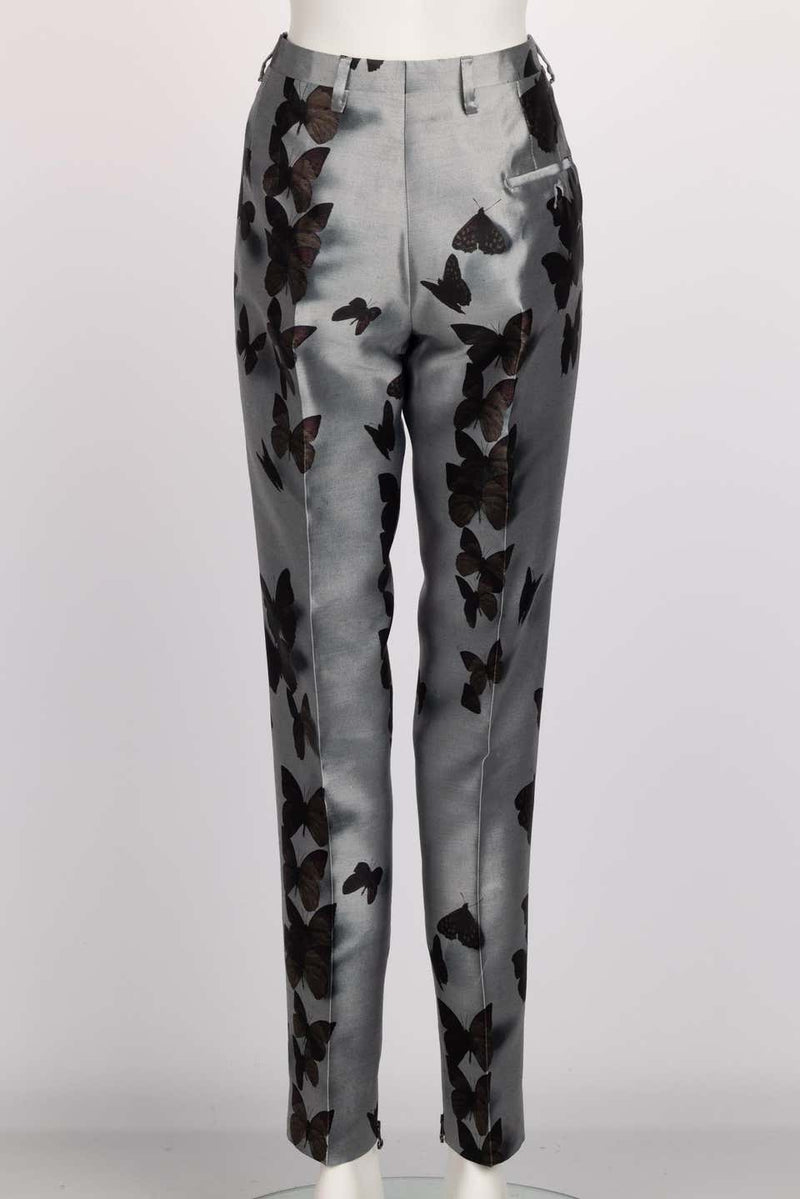 Lanvin Silk Butterfly Pants F/W 2013 Size 38
