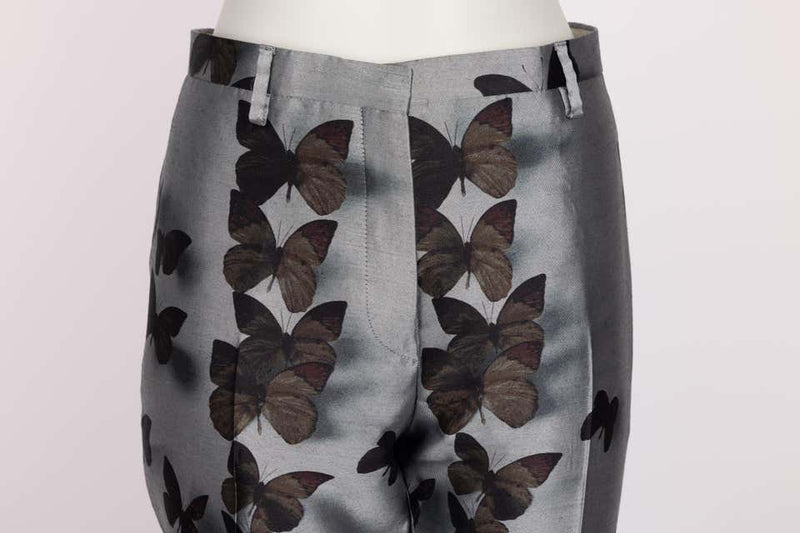 Lanvin Silk Butterfly Pants F/W 2013 Size 38