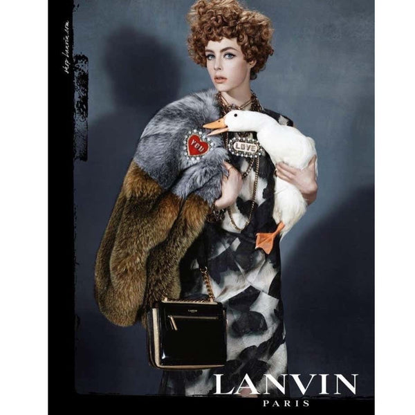 Lanvin Silk Butterfly Pants F/W 2013 Size 38