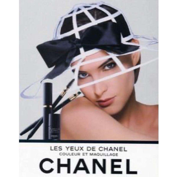 Chanel Collectors Black Silk Bow Hat Runway 1992