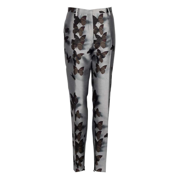 Lanvin Silk Butterfly Pants F/W 2013 Size 38