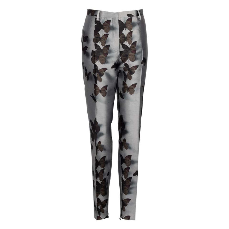 Lanvin Silk Butterfly Pants F/W 2013 Size 38