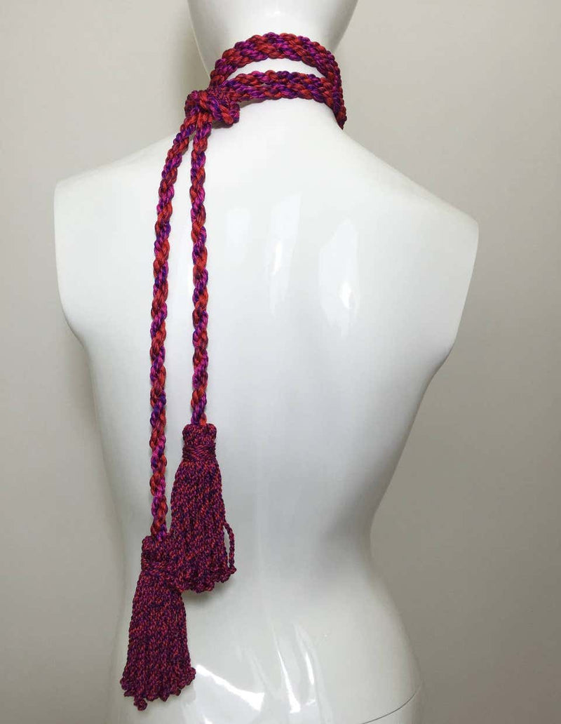 Vintage YSL Russian Tassel Necklace and Belt