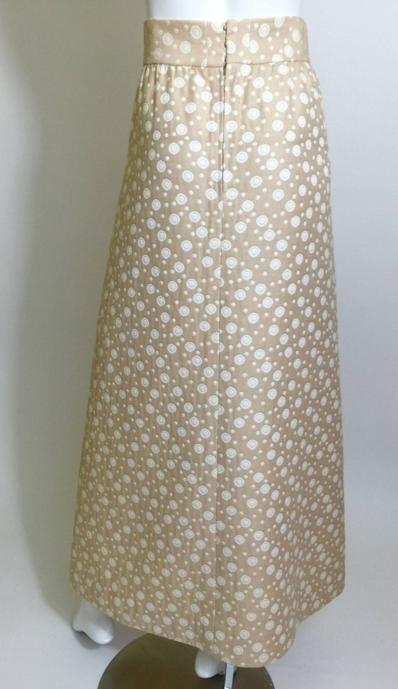 Vintage Bergdorf Goodman 1970s A-Line Maxi Skirt
