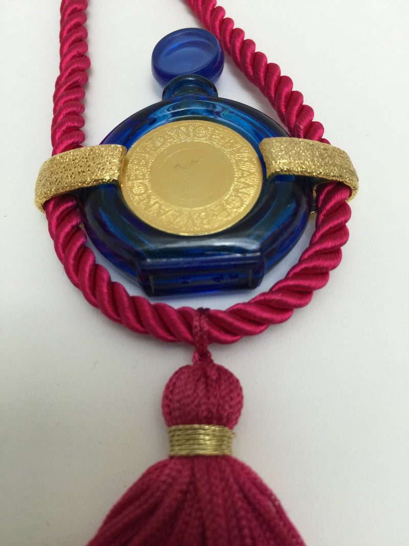 Vintage Rochas Tassel Perfume Pendant Necklace