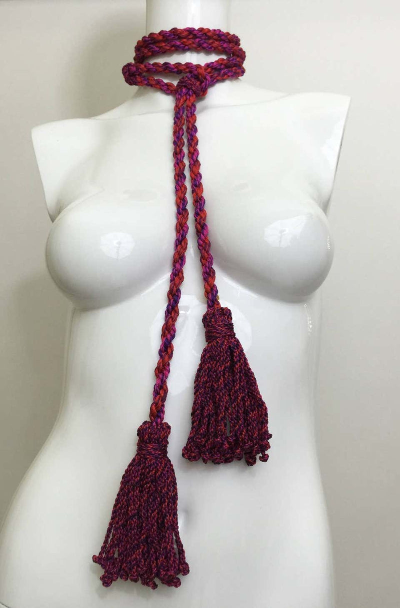 Vintage YSL Russian Tassel Necklace and Belt