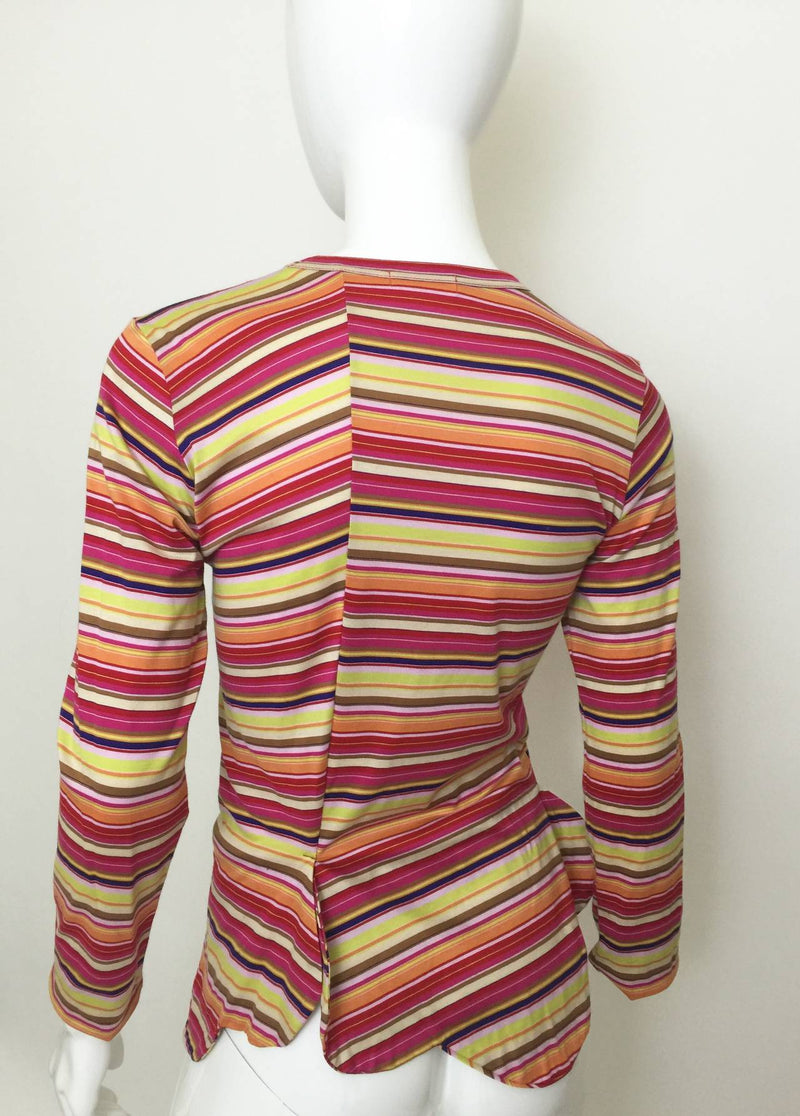 Comme des Garçons multi stripe Shirt 1990's