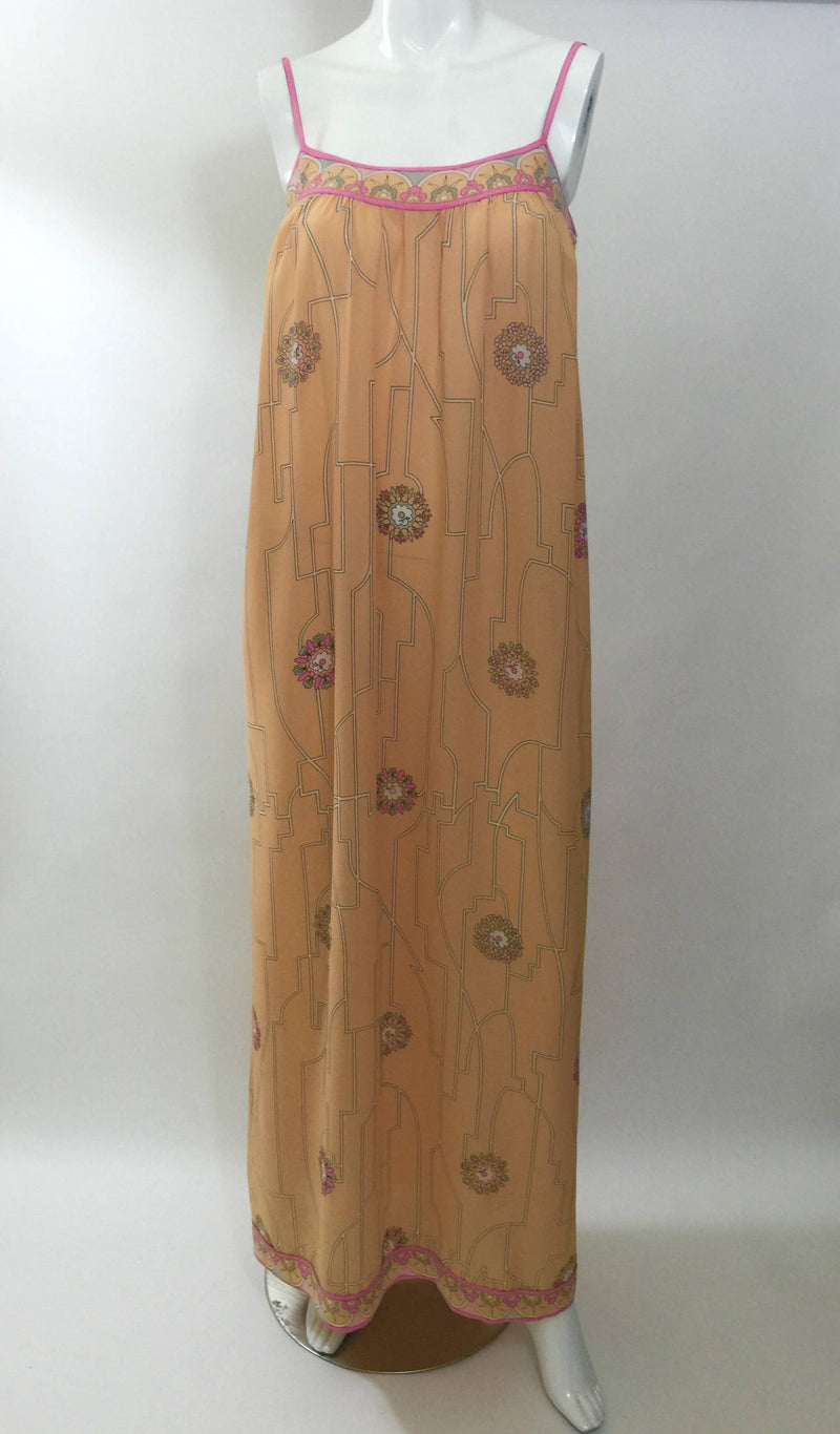 Ethereal 1960's Emilio Pucci Vintage Silk Dress & Jacket Set Vintage w/ Tags