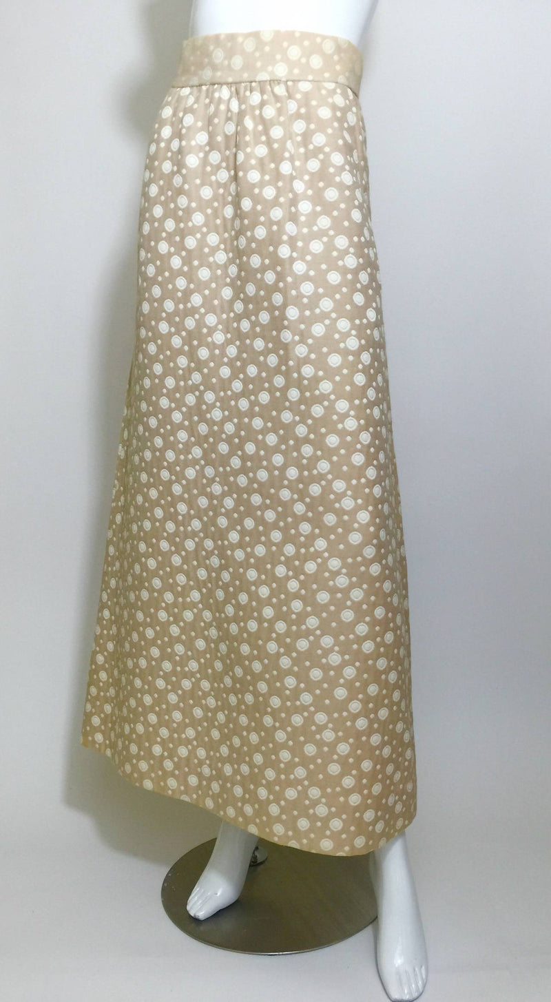 Vintage Bergdorf Goodman 1970s A-Line Maxi Skirt
