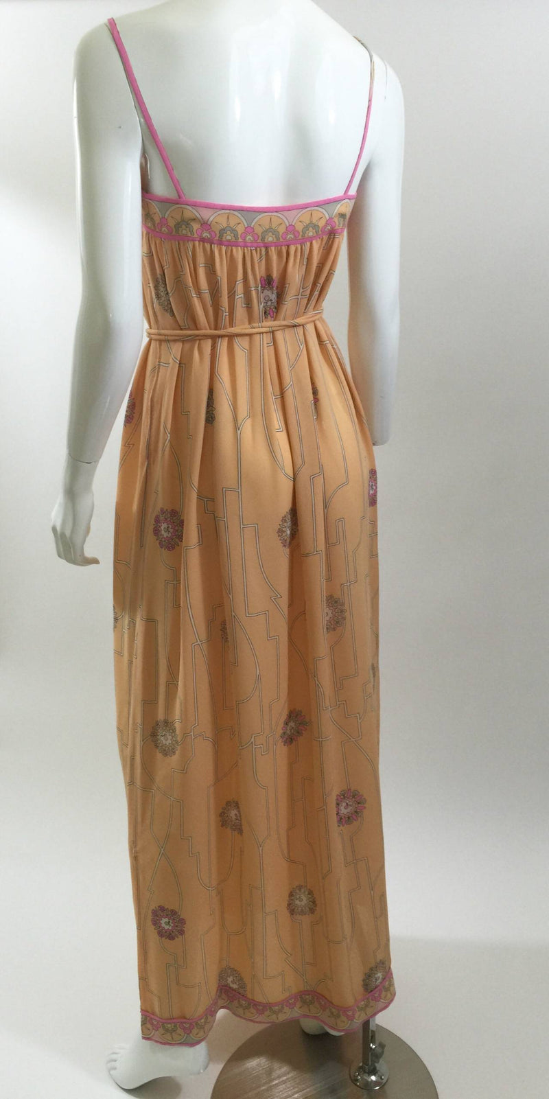 Ethereal 1960's Emilio Pucci Vintage Silk Dress & Jacket Set Vintage w/ Tags