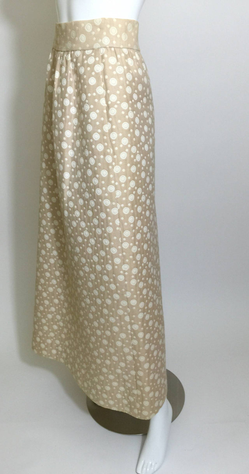 Vintage Bergdorf Goodman 1970s A-Line Maxi Skirt