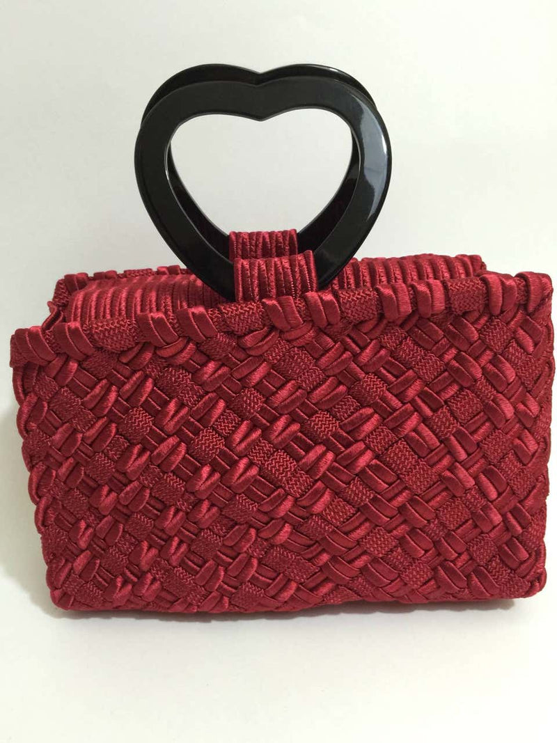 Vintage Yves Saint Laurent "in Love again" Heart handle Bag YSL