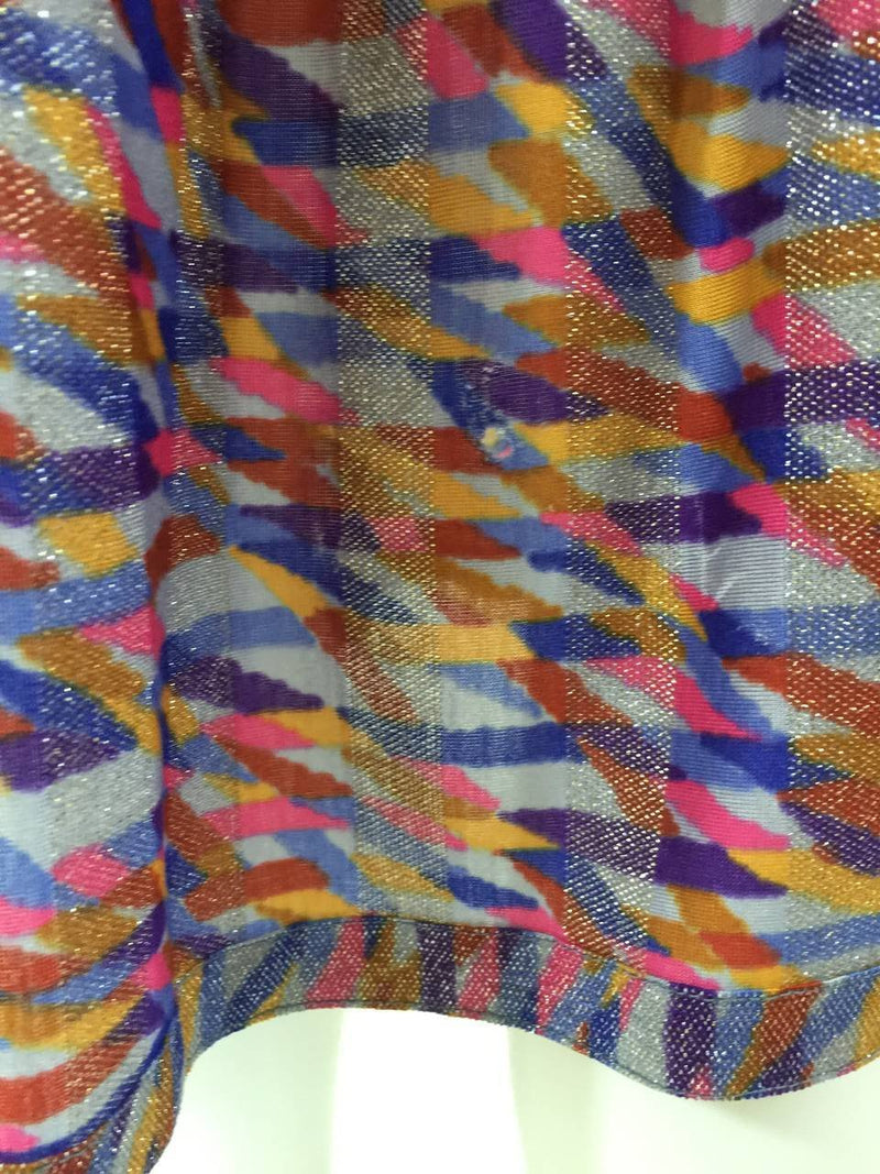 Vintage Missoni Metallic Silk Jersey Top and Skirt Set