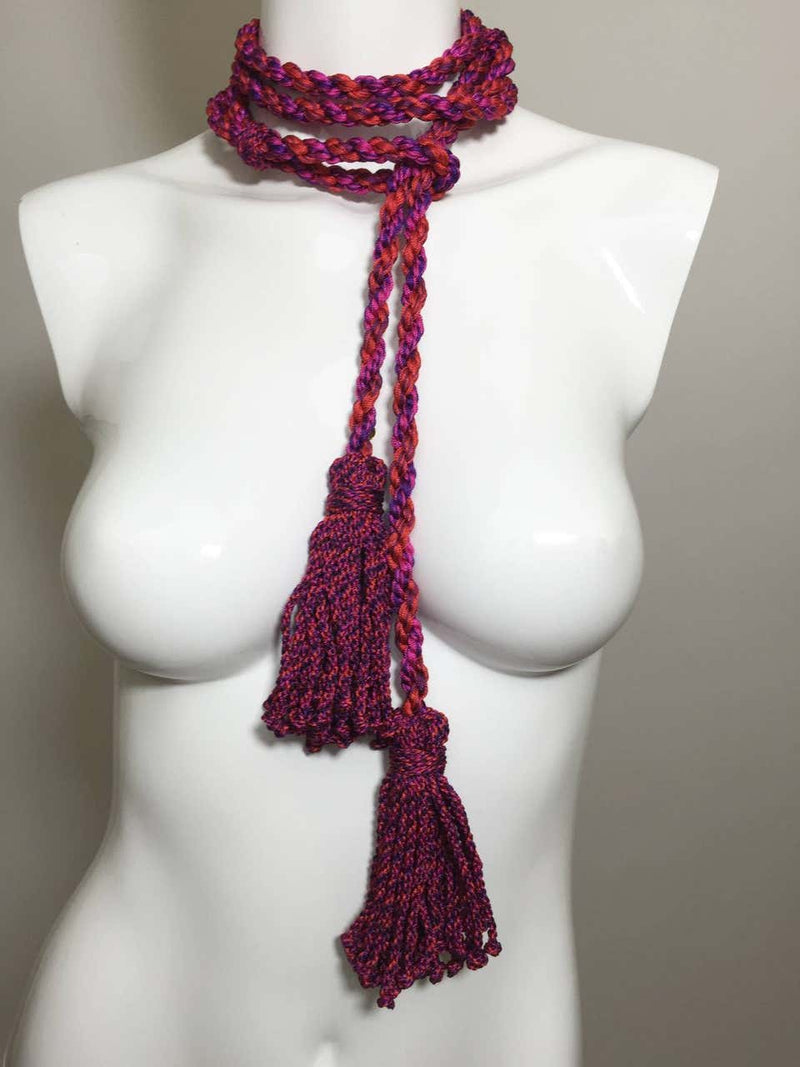 Vintage YSL Russian Tassel Necklace and Belt