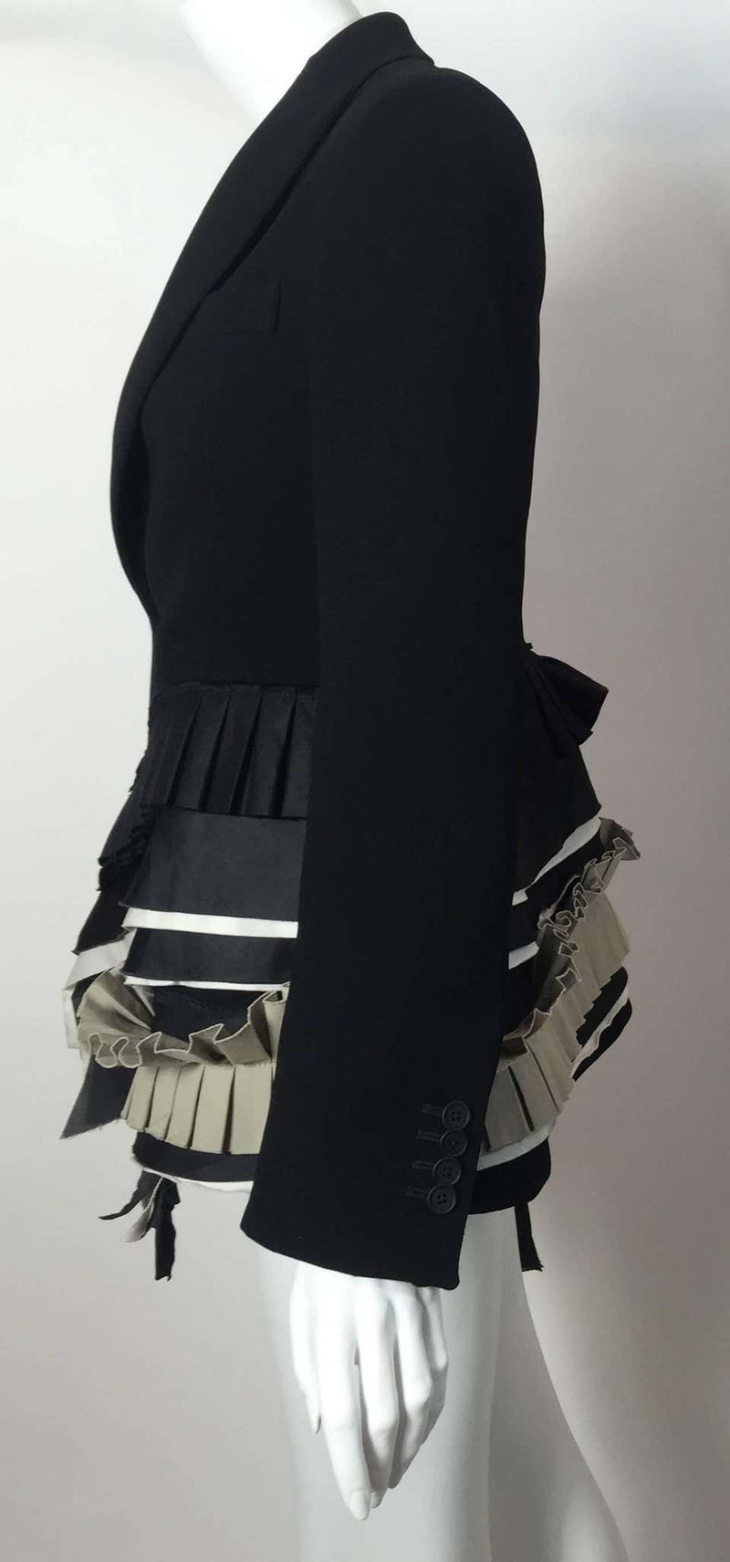 Bottega Veneta Sculptural Pleats and Ruffles Origami Jacket Spring 2014