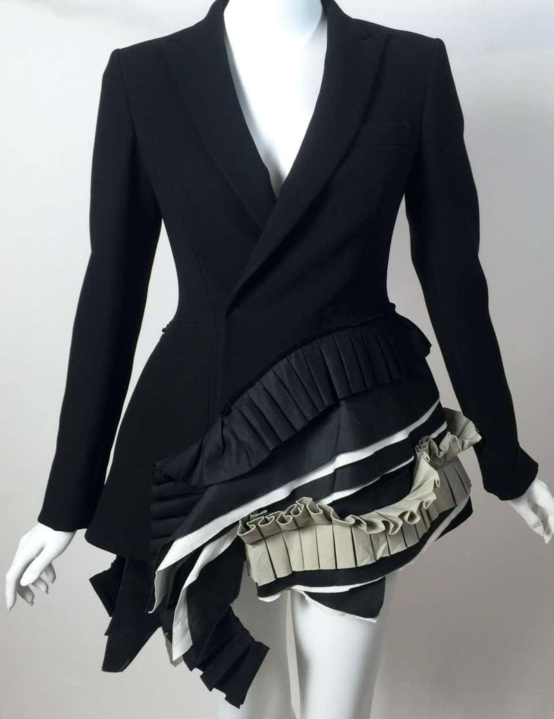 Bottega Veneta Sculptural Pleats and Ruffles Origami Jacket Spring 2014