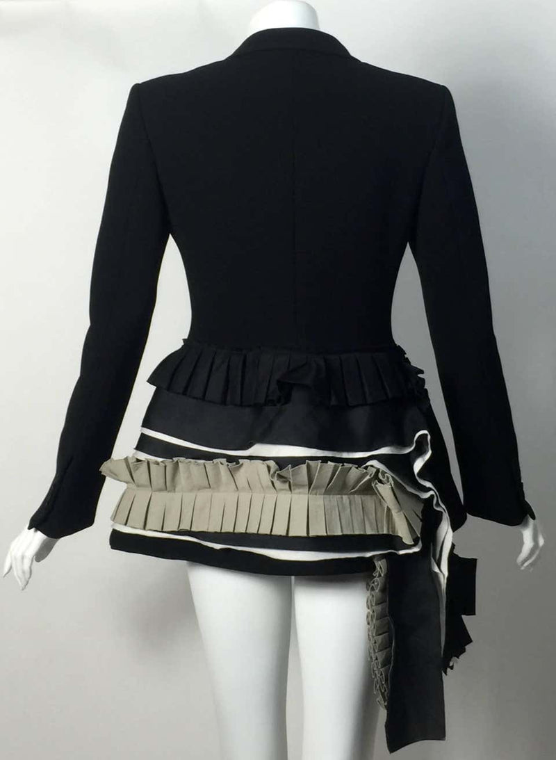 Bottega Veneta Sculptural Pleats and Ruffles Origami Jacket Spring 2014