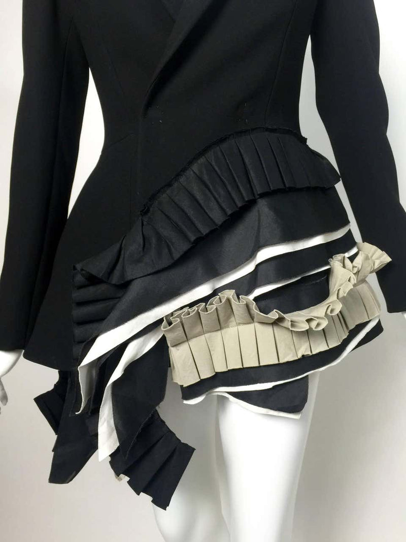 Bottega Veneta Sculptural Pleats and Ruffles Origami Jacket Spring 2014