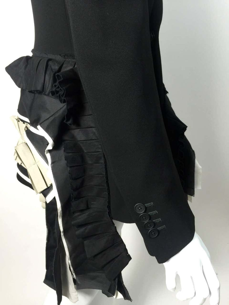 Bottega Veneta Sculptural Pleats and Ruffles Origami Jacket Spring 2014