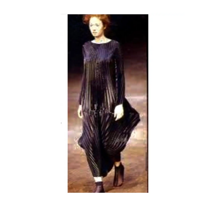 Collectors Issey Miyake Fall 1999 Documented Metallic Black Collectors Issey Miyake Fall 1999 Documented Metallic Black
