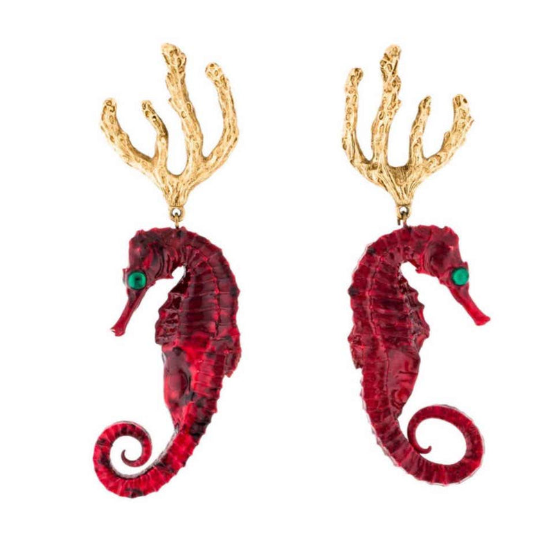 Ysl fish earrings hotsell