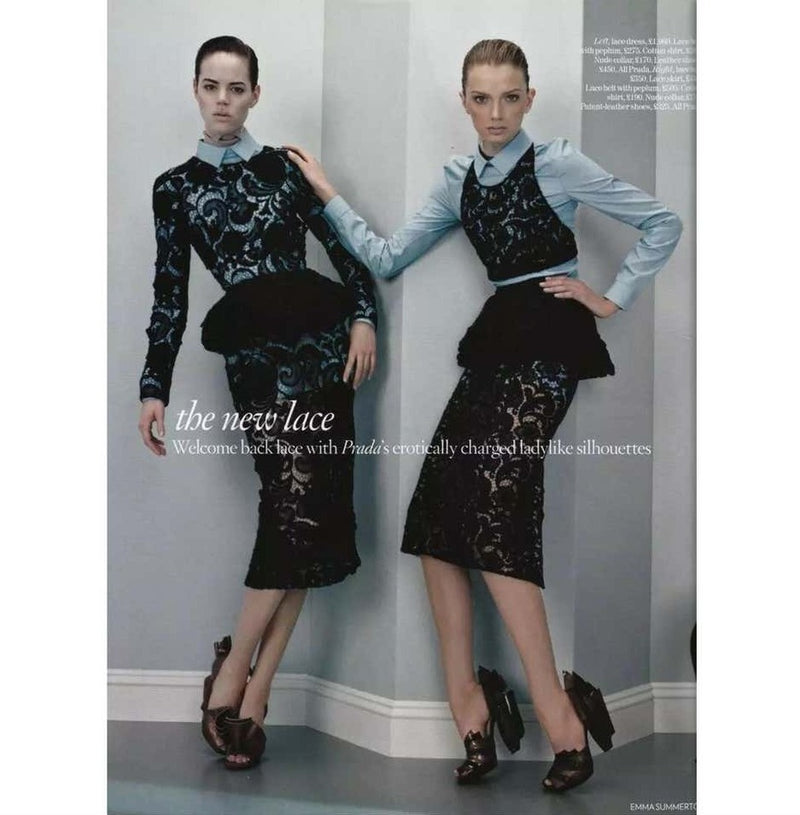 Prada Black Lace Dress Runway Fall 2008 Basha Gold Prada Black Lace Dress Runway Fall 2008 Basha Gold