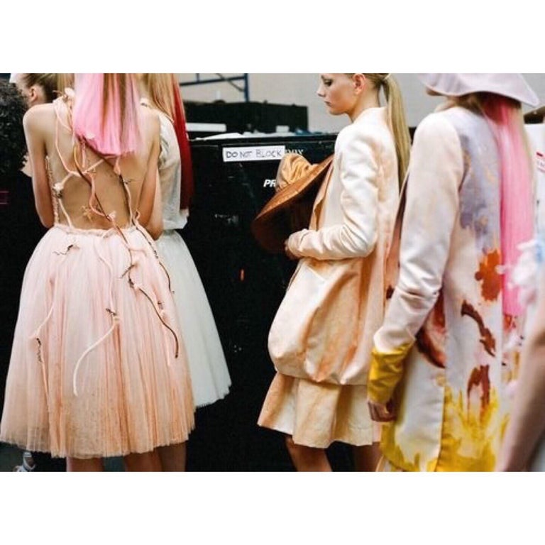 Rodarte Watercolor Jacket Runway Spring, 2008