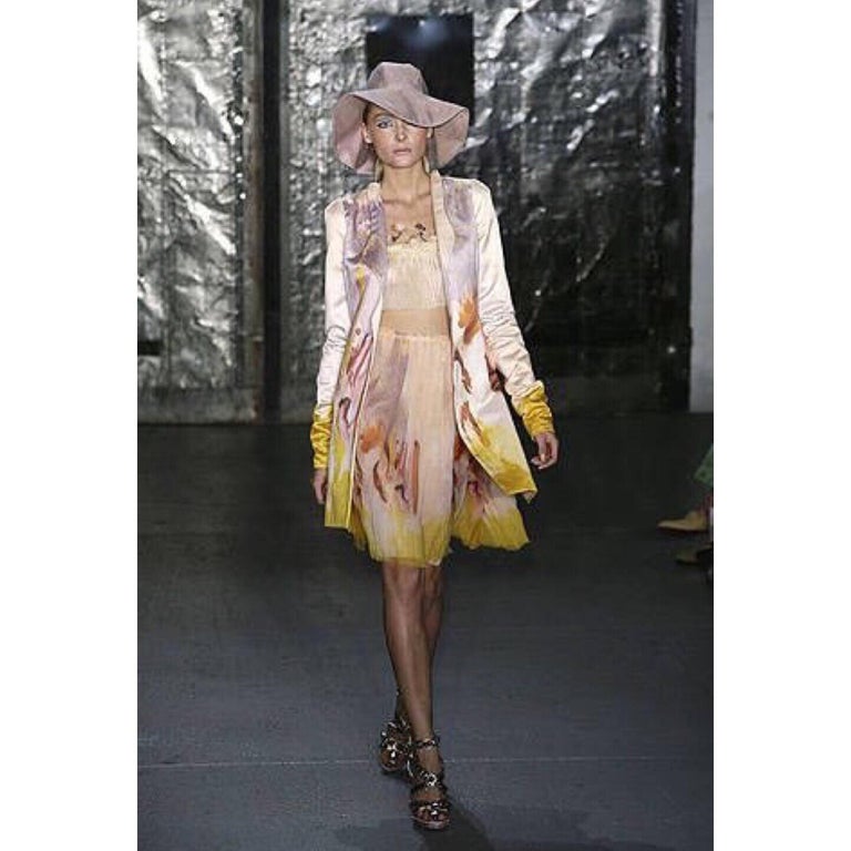 Rodarte Watercolor Jacket Runway Spring, 2008