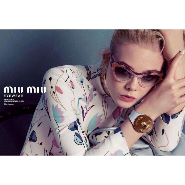 Miu Miu Runway Butterfly Cat Eye Sunglasses, 2014