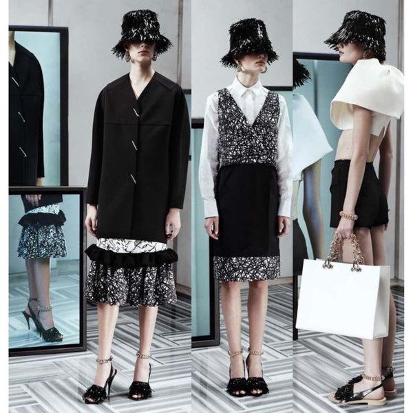 Balenciaga Black Faux Patent Leather Hat Resort 2014