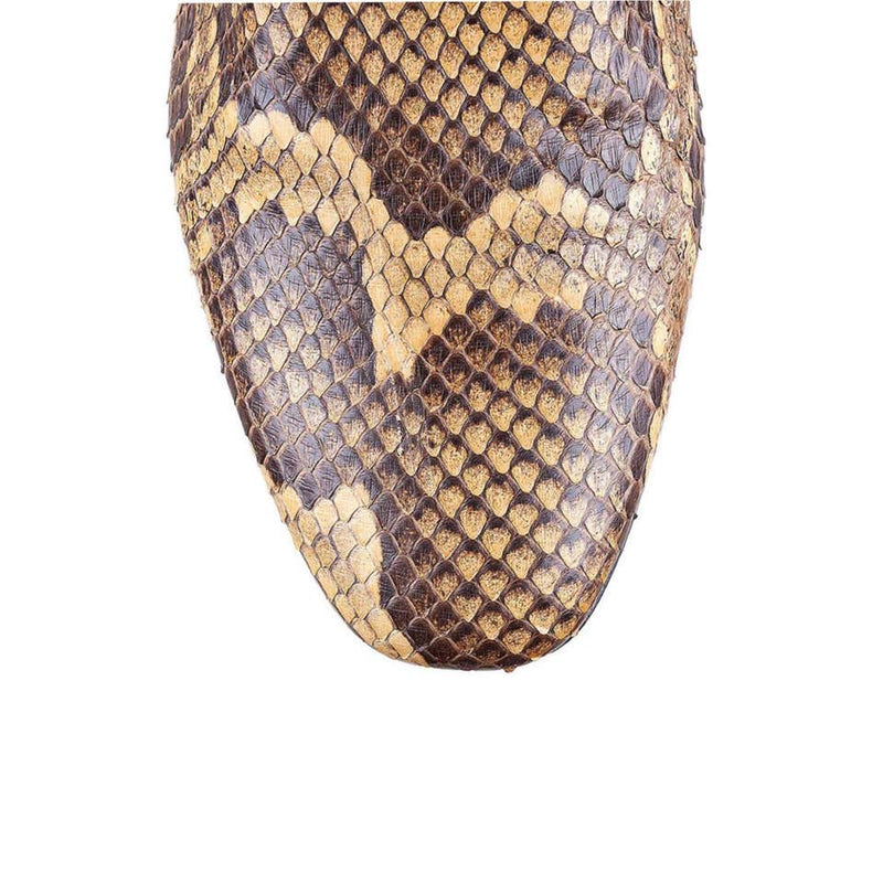 Bally Ochre Python Over The Knee Boots, 2015
