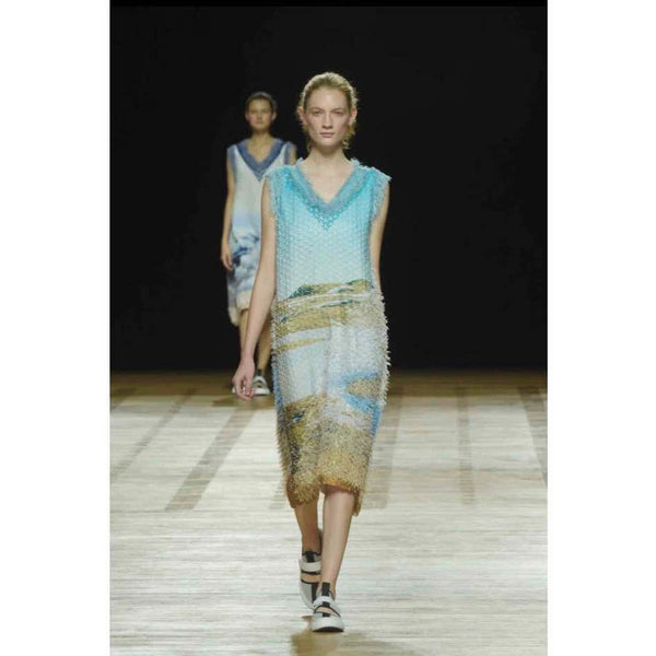 Issey Miyake Iceland Landscape Dress Runway, 2018